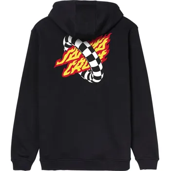 Pánská mikina SANTA CRUZ mikina - Goal Flame Black (BLACK) velikost: L