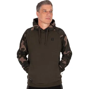 Rybářské oblečení Fox Mikina Khaki Camo Pullover Premium 310 Hoodie XXL