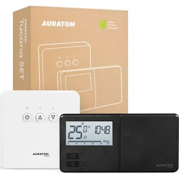 AURATON Tucana SET Carbon Edition bezdrátový programovatelný termostat černý AUR00TUC0SE00BLACK