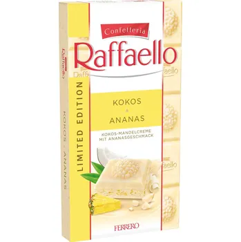 Čokoláda Ferrero Rocher kokos/ananas bílá čokoláda 90 g