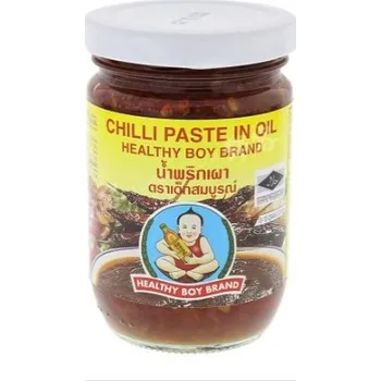 Omáčka HEALTHY BOY Chilli pasta v oleji 220 g