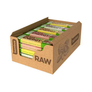 Bombus RAW BIO tyčinky RAW BIO ENERGY - MIX Karton - 20 ks