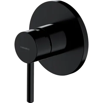 Vodovodní baterie Omnires Y sprchová baterie pod omítku černá Y1245BL