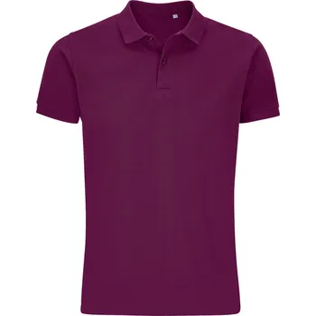 Pánské tričko Sol's Pánská organická polokošile Planet ve střední gramáži Barva: Fialová, Velikost: 3XL L03566