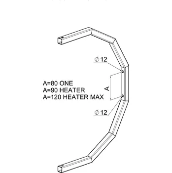 Konzola HEATER CR MAX