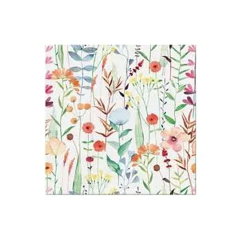 Papírový ubrousek Ubrousky PAW AIRLAID 40x40 cm Watercolor flowers [50 ks],rychlé dodání