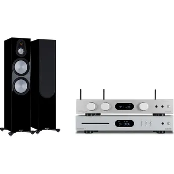 Multimediální centrum AUDIOLAB 6000A Play + 6000 CDT + MONITOR AUDIO SILVER 500