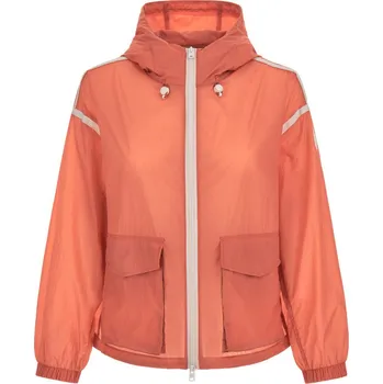 BUNDA WOOLRICH LIGHT CRINKLE HOODED JACKET CORAL SAND