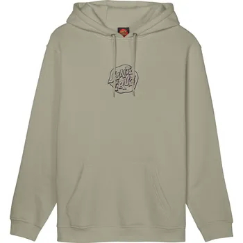 Pánská mikina SANTA CRUZ mikina - Fever Dream Mono Front Dot Stone Grey (STONE GREY) velikost: XL