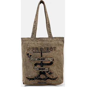 Džínová taška Y/Project PARIS' BEST TOTE BAG béžová barva, 620BA004 80A, vel. ONE SIZE