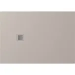 Polysan TRENECA vanička z litého mramoru s možností úpravy rozměru, 130x90cm, béžová mat