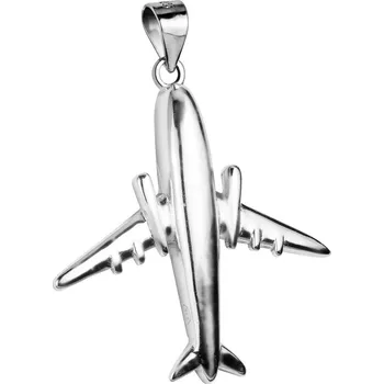Přívěsek Stříbrný přívěsek - letadlo