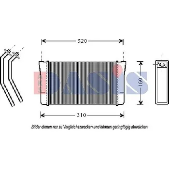Výměník tepla Výměník tepla, vnitřní vytápění AGB 2020N8-1