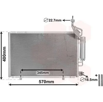 Výparník klimatizace Kondenzátor, klimatizace AGB 32B1K8C5