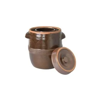 Hrnec Sud na zelí 10l + víko keramika (Zelák sud na zelí 10l keramický)