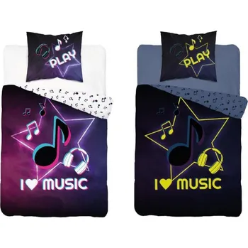 Povlečení Povlečení bavlna SVÍTÍCÍ - 140/200 a 70/80 cm vzor 4728A