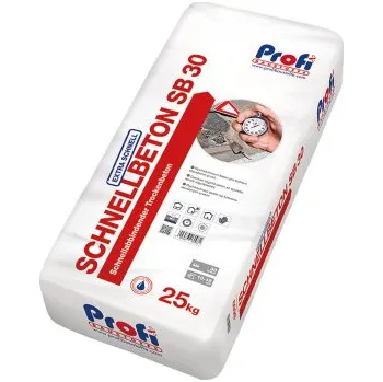 Omítka ProfiBaustoffe Rychletuhnoucí betonová směs PROFI SCHNELLBETON SB 30 25 kg