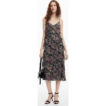 Dámské šaty Dámské letní šaty DESIGUAL 24WWVW12 2000 VEST ATLANTA Velikost: S