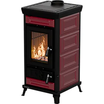 Krbová kamna THERMOROSSI Sofia EVO Maiolica bordeaux