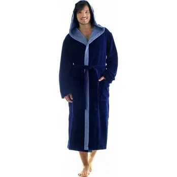 Pánský župan Vestis Pánský savý župan Tampa Duo s kapucí tmavě modrý Barva: tmavě modrá, Velikost: XXL