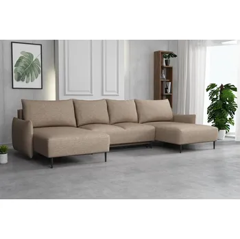 Sedací souprava FALCO Sedací souprava Santino U světle hnědá