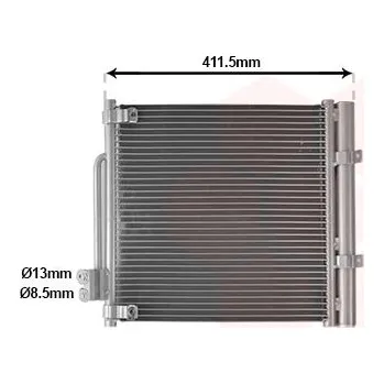 Výparník klimatizace Kondenzátor, klimatizace AGB 75E1K8C2