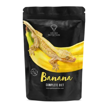 Krmivo pro terarijní zvíře Gecko Nutrition Kaše pro pagekony Banán Hmotnost: 500 g
