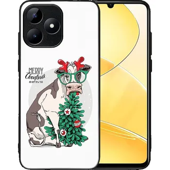 Vánoční dekorace VSECHNONAMOBIL 90622 MY ART Kryt s vánočním designem Realme C51 MERRY CHRISTMAS (074)