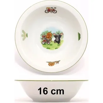 Thun 1794 Porcelánová miska krteček a šnek 16.799999237060547 cm porcelán