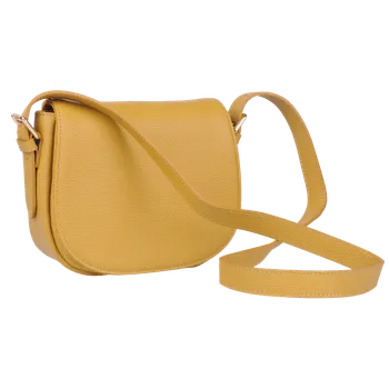 Kabelka NovaKabelka.cz Kožená italská crossbody kabelka Caterina Senape