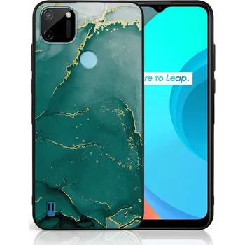 Pouzdro na tablet VSECHNONAMOBIL 45095 MY ART Silikonový obal Realme C11 GREEN MARBLE (145)