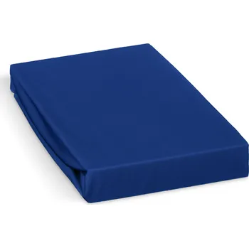 Prostěradlo Jersey prostěradlo na vysokou matraci (až 30cm), 160x200cm, na dvoulůžko, modré