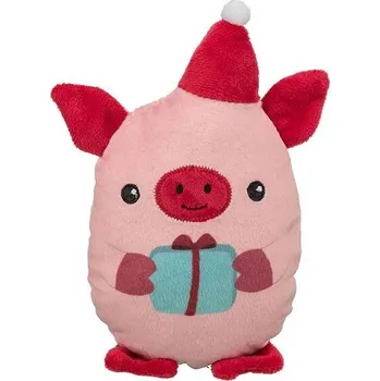 Hračka pro psa Trixie Xmas Pig - prasátko 19 cm, hračka pro psy bez zvuku, plyš