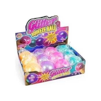 Hra na zahradu Brokatowa piłka ze światełkiem 7cm MIX