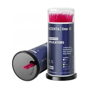 Vyšetřovací rukavice Microbrush Top Stick Plus regular červená 100ks