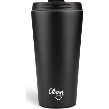 dětská jídelní sada CITRON cestovní termohrnek Black 420ml