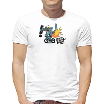 cyklistický dres BIKERO triko Štve mě bolavej zadek bílá XXL