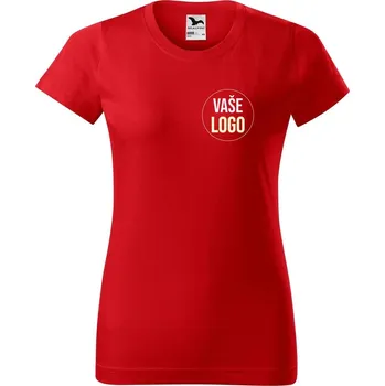 Dámské tričko DOBRÝ TRIKO Dámské firemní tričko s vaším logem Barva: Červená, Velikost: 2XL