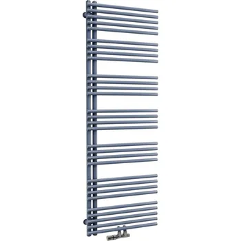 Těleso koupelnové trubkové Isan Calypso 982 x 500 mm, 425 W, pravé, středové připojení, sněhově bílá RAL 9016