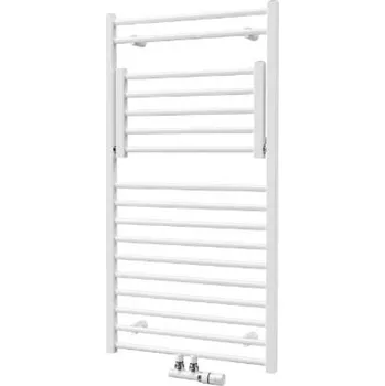 Radiátor Těleso koupelnové trubkové Isan Flexi 1135 x 30 mm, 492 W, středové připojení, sněhově bílá RAL 9016