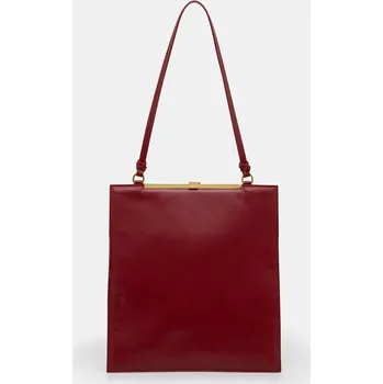 Kabelka Kožená kabelka AERON BG164919 červená 92M, vel. ONE SIZE