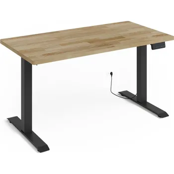 Psací stůl BIM Nastavitelný elektrický stůl BIMOTION 2S 140x70 Barva: Černý mat/přírodní dub
