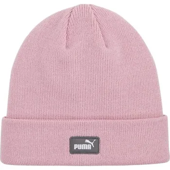Pokrývka hlavy Dětská zimní čepice Puma CLASSIC CUFF BEANIE JR MAUVED OUT UNI Růžová, Bílá, Šedá
