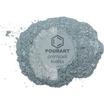 PourArt Metalický prášek DKTK014 Crystal Lava Silver 10g