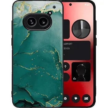 Pouzdro na tablet VSECHNONAMOBIL 92524 MY ART Ochranný kryt pro Nothing Phone 2a GREEN MARBLE (145)