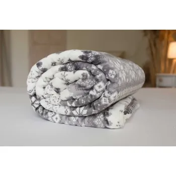 deka Stanex Beránková deka Vánoční vločky ROZMĚR: 150 x 200