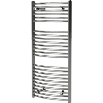 Radiátor Těleso koupelnové trubkové Isan Grenada Radius 1535 x 600 mm, 818 W, klasické připojení, chrom