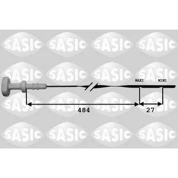 Olejová vana Odměrka hladiny oleje SASIC 1940012