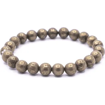 Náramek Milujeme Kameny Pyrit - náramek kulička NK175 49693