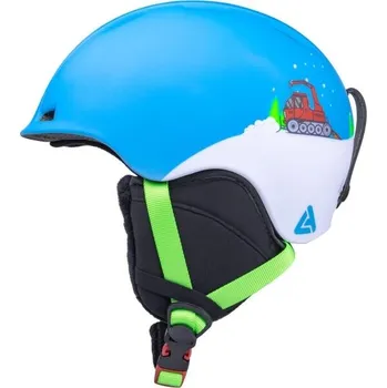 Chránič hlavy Dětská lyžařská helma Laceto PLOUGH XS Modrá, Bílá, Černá, Reflexní neon